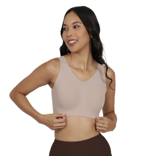Blissclub Absolute Invisible Bra | Seamless Bra | All Day Support | Removable Cups | Chafe-Free