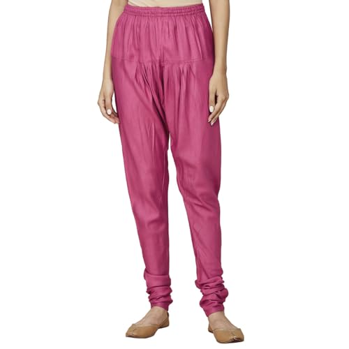 Fabindia WomenS Regular Fit Churidar (1030714Magenta_Magenta