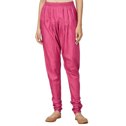 Fabindia WomenS Regular Fit Churidar (1030714Magenta_Magenta