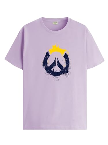 ADRO Mens Printed T-Shirt for Men | R22-M-PC-PU-XL Purple