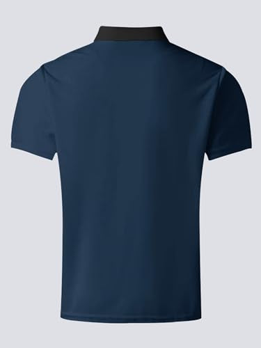 Noble Monk MenS Regular Fit Polo T Shirt |Half Sleeves |Collar Tshirts | Casual T-Shirt For Men
