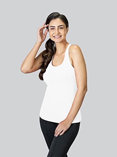 Lyra WomenS Stretchable Premium Cotton Racerback Tank Top