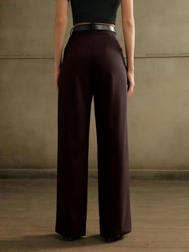 Greciilooks High Waist Cotton Trousers For Women  Flared Parachute Pants With Side Pockets | Casual Travel Cargo Pants (Availabl