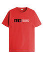 ADRO Tshirt for Men | Printed T Shirt for Men | 100% Cotton T-Shirt |Printed T Shirt | T-Shirts | RN24-NKY-RD-XL Red