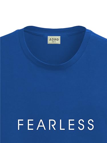 ADRO Tshirt for Men | Printed T Shirt for Men | 100% Cotton T-Shirt |Printed T Shirt | T-Shirts | RN24-FRL-RB