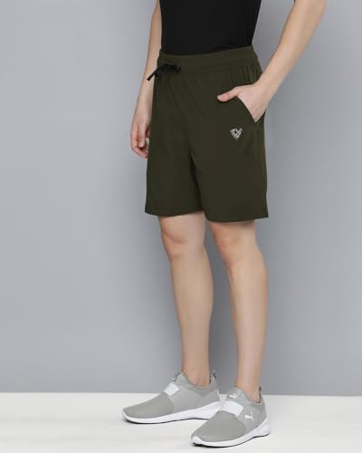 Noble Monk MenS Solid Sports Shorts