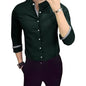 Tee Projekt Casual Cotton Long Sleeve Shirt for Men Formal Wear Regular Wear
