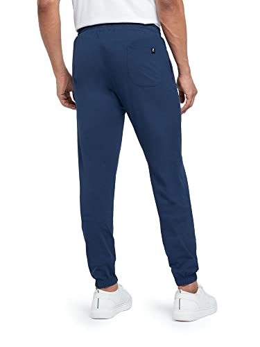 XYXX Mens Cotton Modal Joggers - Relaxed Fit, Antimicrobial, High Stretch, Sweat Absorbent Solid Ace Loungewear with Zippered P