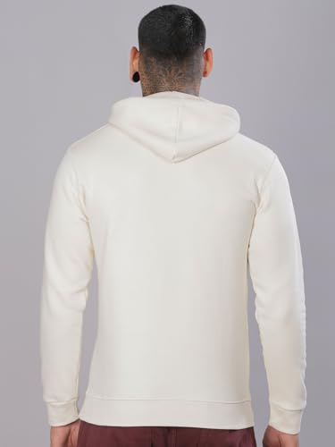 ADRO Ride Beyond Limits Hoodie for Men | 320 GSM Cotton-Poly Fleece | Soft Feel, Skin-Friendly Printed Graphic Sweatshirt with K