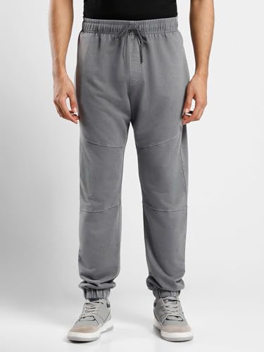 Nobero MenS Loose Sweatpants (1M-Bwjg-R0094_Gravity Grey