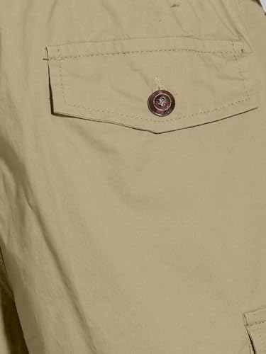 Greciilooks MenS Casual Shorts (Gl-M.Short-Sh339_Khakhi