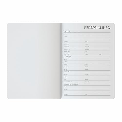Anupam A5 Flxy Notebook | 192 Pages | College Ruled Notebook | 80 Gsm Paper | Leather Textured Pu With Timeless Paper Plane Impr