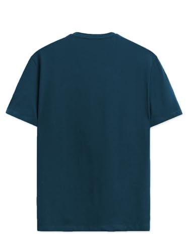 ADRO Mens V Neck T-Shirt|100% Combed Cotton T-Shirt|V-Neck Half Sleeve T-Shirt|VN24-M-PLN-SB