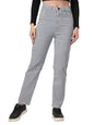 Style Quotient Women Grey Straight Fit High Rise Stretchable Jeans