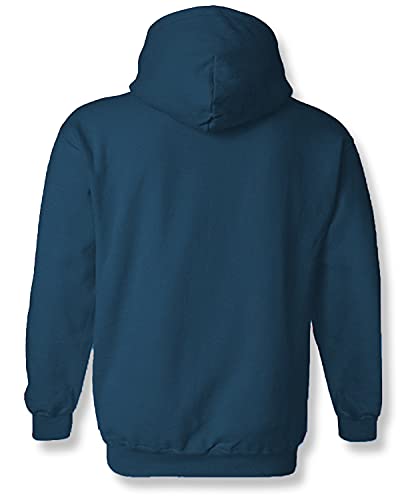 ADRO Believe in Yourself Design Printed Cotton Hoodies/Sweatshirts for Men (H21-M-YOU-SB_Teal)
