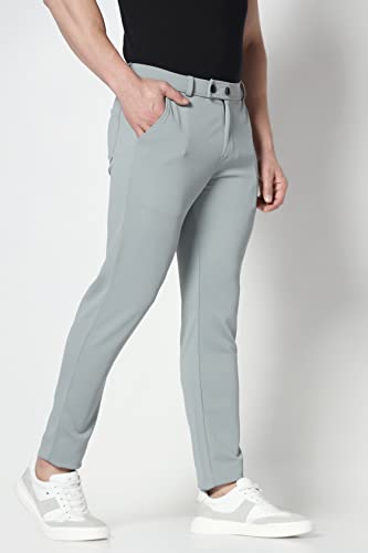 TOPLOT Mens Formal Trousers || Slim Fit Mens Wear Trousers || Stretchable Formal Pant Trousers || Trouser for Men (V-Formal-50