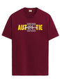 ADRO Men's Graphic Printed 100% Cotton T-Shirt - Regular Fit, Printed T-Shirts for Men (RN24-SPT-MR_Maroon_XL)