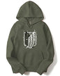 ADRO Men's Cotton Neck Hooded Sweatshirt (H22-2-WINN-OL_Olive_XL)