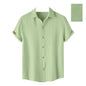 Pinkmint Mens Solid Classic Fit Shirt Mint Green
