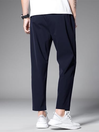 Greciilooks MenS Loose Mid Rise Track Pant | Trouser Pant | Sports | Stylish Blue