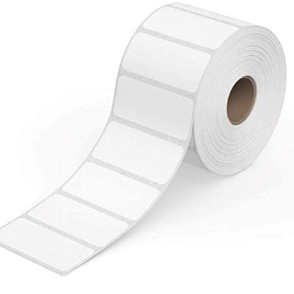 True-Ally 50x25 Direct Thermal Barcode Label Sticker - 2 x 1 inches - 50mm x 25mm - 1000 Labels Per Roll - White Self Adhesive S
