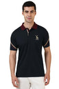 Allen Solly Men Striped Casual Cotton Polo Neck Polo Shirt