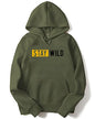 ADRO Men's Cotton Neck Hooded Sweatshirt (H21-M-STAY-OL_Olive_XL)