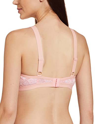 Rosaline by Zivame Womens Cotton Non-Padded Wire Free Everyday Bra Pink