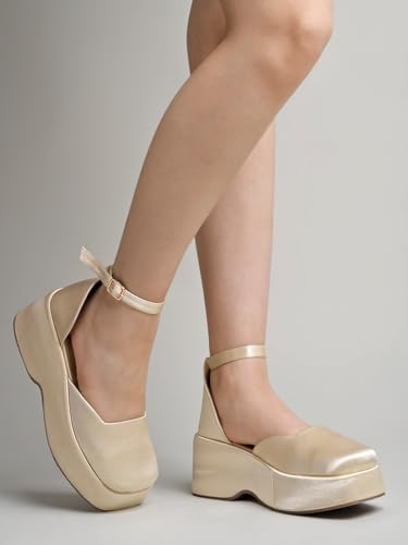Shoetopia WomenS Pumps Gold
