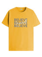 ADRO Tshirt for Men | Printed T Shirt for Men | 100% Cotton T-Shirt |Printed T Shirt | T-Shirts | RN24-INV-MU-XL Mustard