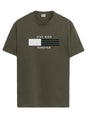 ADRO Mens Flag Printed Cotton T-Shirt_RN24-L2-FLAG-OL-XL Olive