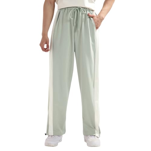 Nobero MenS Loose Sweatpants (1M-Bwjg-R0187_Sage Green