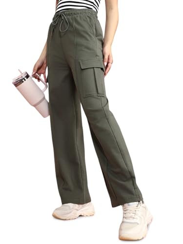 Juneberry WomenS Oversized Joggers |Relaxed Comfortable Bottoms For Travel, Gym & Casual Wear | Trendy Stylish Joggers | Availab