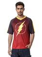 The Indian Garage Co Mens Boxy Fit the Flash Character Print Half Sleeves Crew Neck T-Shirt