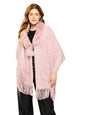 Aarika Womens Winter Wear Peach Colour Solid Woolen Pocho-(Free-Size)-(St-Poncho-W-Ms-03-Peach-Free-Size)