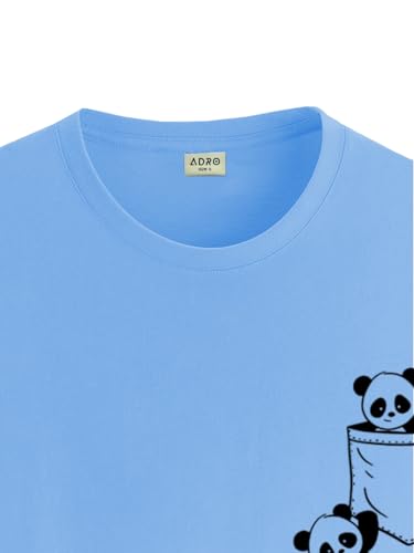 ADRO Tshirt for Men | Printed T Shirt for Men | 100% Cotton T-Shirt |Printed T Shirt | T-Shirts | RN24-POC