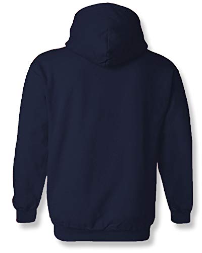 ADRO Men's Cotton Hooded Hoodie (H20-M-DBA-NB_Navy)