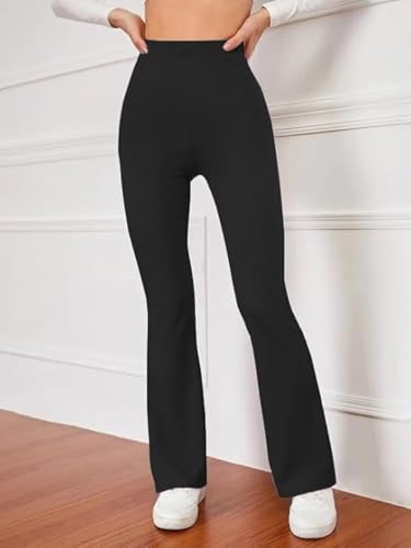 Leriya Fashion Womens Western Ribbed Stretchable Trousers for Women || Casual Wear Jogging Wear || Sweatpants || Lightweight We