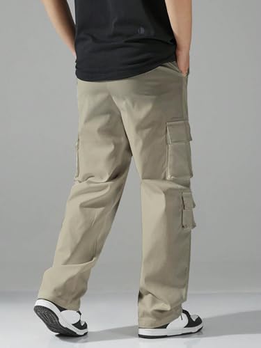 Tagas Men Cargo Pants || Trousers Casual Pant || Cargo Pant || Pant || Track Pant For Man ||Men Cargo Pants Cotton||(Mc-9) Khaki