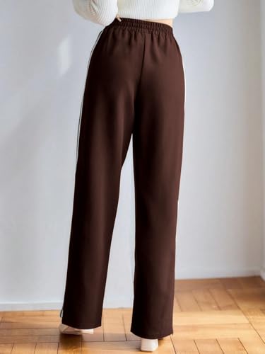 Greciilooks WomenS Relaxed Fit High Rise High-Waist Korean Style Trousers | Elegant Pants | Stylish Formal & Casual Wear (Avail