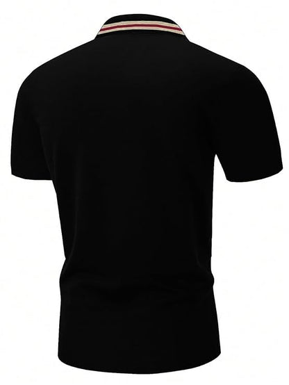 Greciilooks Polo T-Shirt For Men  Cotton Short Sleeve Regular Fit Tee | Perfect For Golf, Travel & Outdoor Casual Look (Availabl