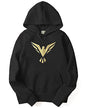 ADRO Men's Cotton Neck Hooded Sweatshirt (H20-GL-BIR-BL_Black_XL)