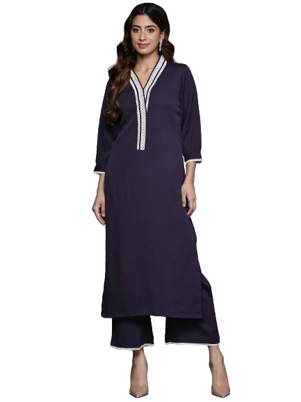 Varanga WomenS Chanderi Kurta Set