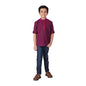 Fabindia Kids Cotton Printed Short Kurta Purple_10-12Y