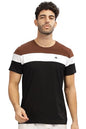 ADRO Tshirt for MenMulti Color T-Shirt for MenCotton T-ShirtMens TshirtRN8-24-BRWHBL-XL