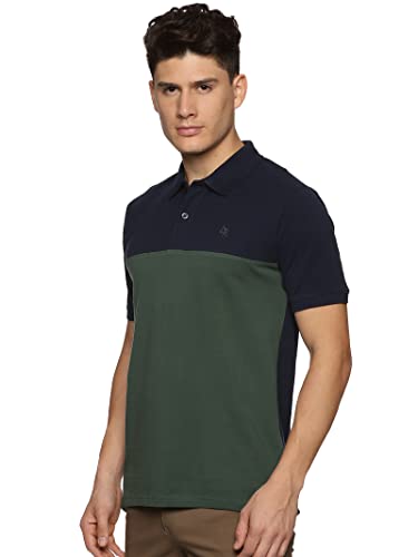 ADRO Premium Cotton Multicolor Polo T-Shirt for Men (PN23-S6-NBSG_Stone Green)