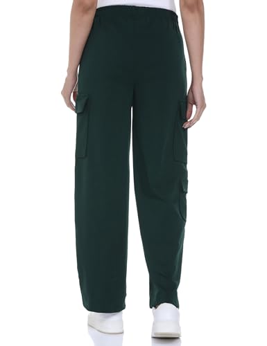 FYLTR Womens Relaxed Casual Pants (FYLAW24WP-502_Olive Dew