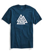 ADRO Triangle Mens Printed T-Shirt (RNR-M-TKT-SB_Teal_XL)