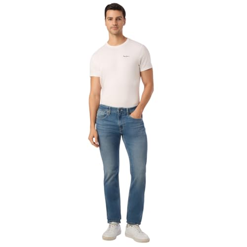 Pepe Jeans MenS Straight Jeans (Pm2084087Q05300032_Light Used