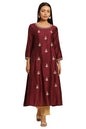 W for Woman Women's Viscose Solid Regular Kurta (23AUSTW11126-701885)